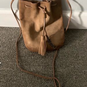 COPY - YSL Suede satchel bag